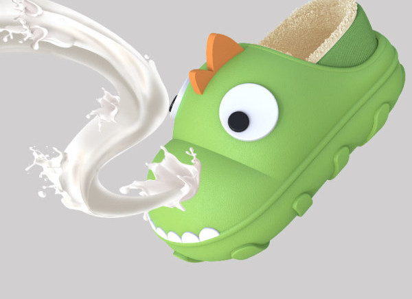 Įprastos vaikiškos šlepetės su minkštu pamušalu berniukams ir mergaitėms