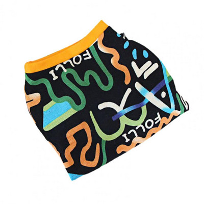 Priedušné bavlnené tričko pre domáce zvieratá s graffiti dizajnom, obojstranné tričko na jar