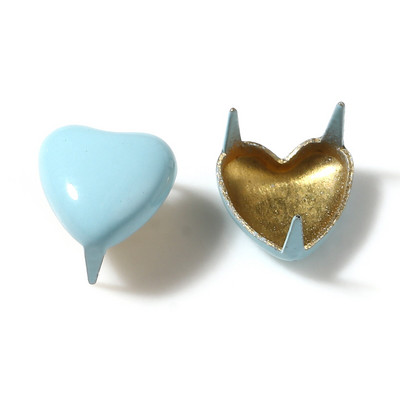 50 tk Mini Metal Star Heart Doll Needid Armsad Nahast Käsitöö Neli küünega needid Õmblemiseks Nukud Riided Kingad Käevõrud Aksessuaarid