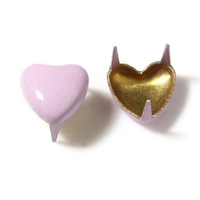 50 tk Mini Metal Star Heart Doll Needid Armsad Nahast Käsitöö Neli küünega needid Õmblemiseks Nukud Riided Kingad Käevõrud Aksessuaarid