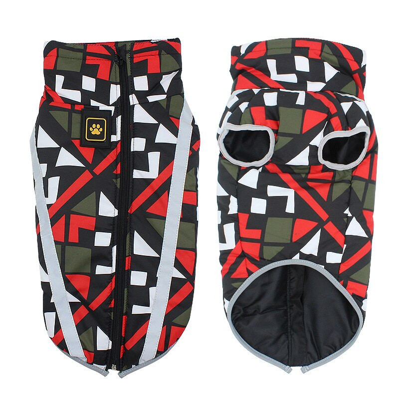 Zimné oblečenie pre domáce zvieratá, európsky a americký štýl, bavlnený kabát pre domáce zvieratá, zahustená teplá bunda pre psov, oblečenie pre stredné a veľké psy