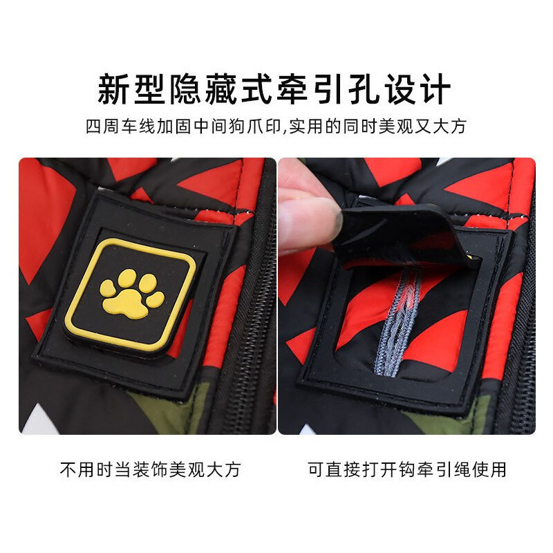 Zimné oblečenie pre domáce zvieratá, európsky a americký štýl, bavlnený kabát pre domáce zvieratá, zahustená teplá bunda pre psov, oblečenie pre stredné a veľké psy