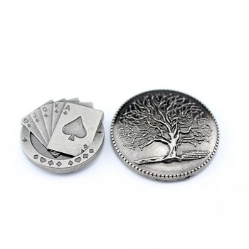 Tree Poker релефна значка с нит задна капачка с шпилка за чанта портфейл кожена изработка монета cochos катарама чанта за колан дънки аксесоари