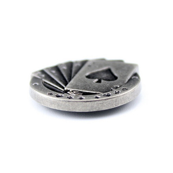 Tree Poker релефна значка с нит задна капачка с шпилка за чанта портфейл кожена изработка монета cochos катарама чанта за колан дънки аксесоари
