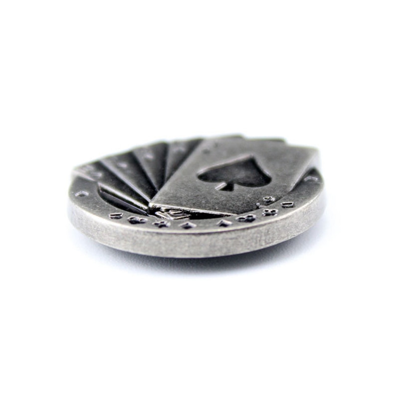 Tree Poker Reljefna značka Zakovica Pozadinska kapa Zakovac za torbicu Novčanik Kožni rukotvorinski novčić Cochos Kopča Remenska torba Dodaci za traperice