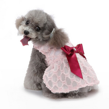 Μόδα Νέο χαριτωμένο κομψό κορίτσι σκύλος ρούχα για κατοικίδια φόρεμα νυφικό σκύλος νυφικό σμόκιν γάτα σκύλος κατοικίδιο βραδινό φόρεμα κουτάβι ρούχα κορίτσι