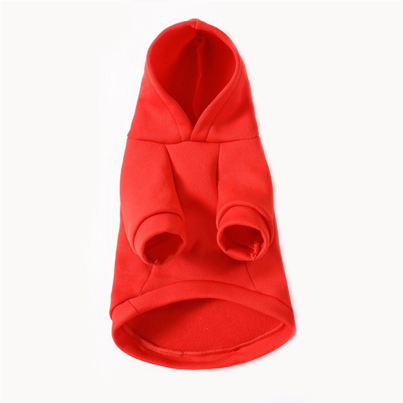 S-XL Lemmikloomariided Jõulud 1tk Talvine kassi koer Kaks jalga soojad punased kapuutsid Lemmikloomatarbed Koerariided jõuluriided koertele