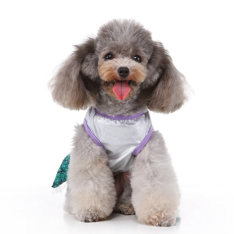 Oblek z morskej panny pre domáce zvieratá Oblečenie pre psov Halloween Vtipné alternatívne oblečenie pre domáce zvieratá Personalizovaný kostým Oblečenie pre domáce zvieratá