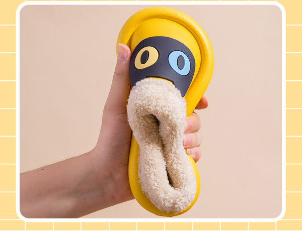 Παιδικές παντόφλες με επένδυση με στάμπα