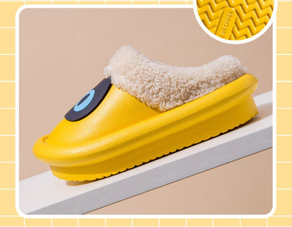 Παιδικές παντόφλες με επένδυση με στάμπα