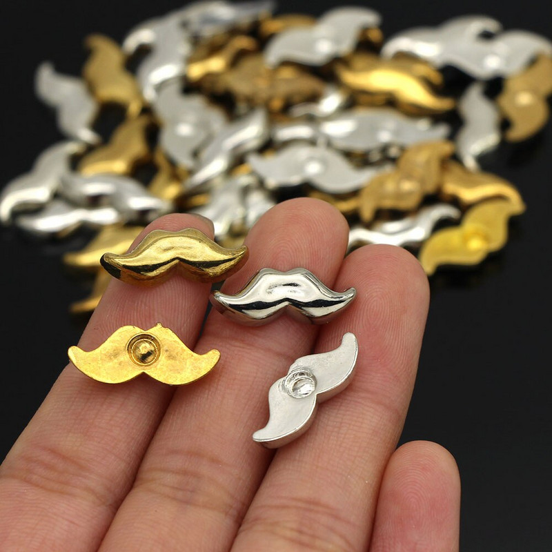 100tk Vuntsid CCB Needid Kuldsed Hõbedad naelad riietele Plastikust naastud nahale Punk Riidekott Õmblustarvikud 18*7mm