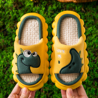 Domáce textilné papuče pre chlapcov s výšivkou