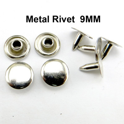 50TK 9MM vask pronksi toon teksakaunistus NEED Nööbid Õmblemine Riided Aksessuaarid Kott Sobib pükstele Needid MR-029