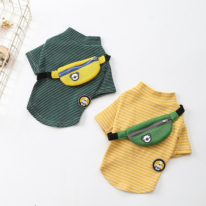 Модна жилетка 2 цвята Удобна за кожата жилетка Леки памучни ризи за домашни любимци