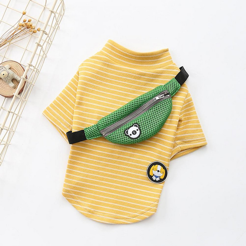 Модна жилетка 2 цвята Удобна за кожата жилетка Леки памучни ризи за домашни любимци