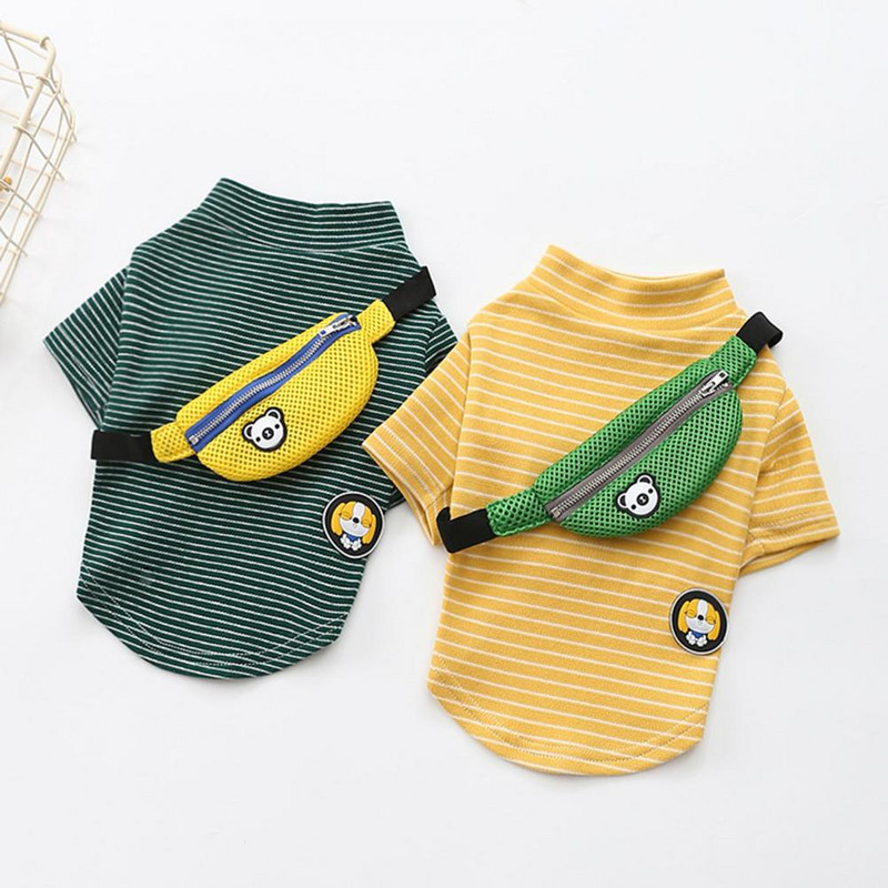 Модна жилетка 2 цвята Удобна за кожата жилетка Леки памучни ризи за домашни любимци