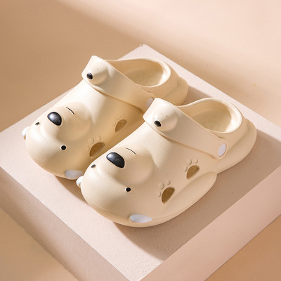 Ležérne gumené papuče pre chlapcov s aplikáciou