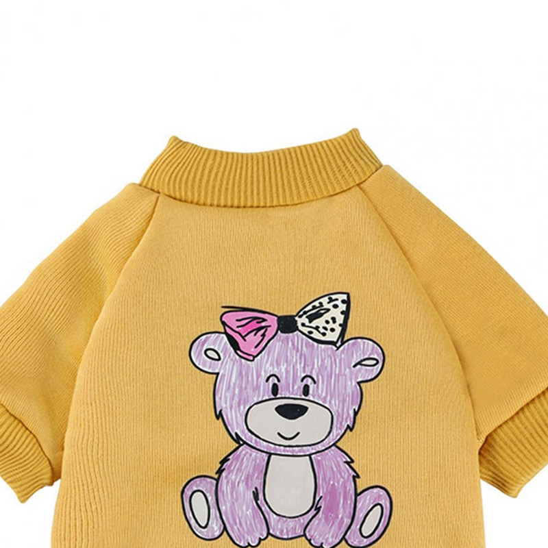 Drabužiai naminiams gyvūnėliams Animacinių filmų modelių apranga Odai tinka mielas naminių šunų megztinis kostiumas žiemai rudeninis šunų naminių gyvūnėlių priedai