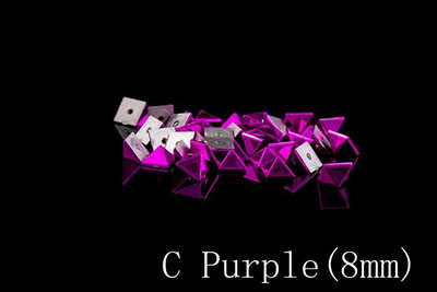 50/100 tk plastikust teravad värvilised ruudukujulised rõivaste neetnaastud kottkübara jaoks teksad kingad nahast karvrihma ümbrisrihma tarvikud