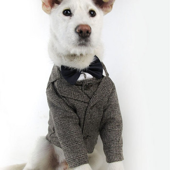 Σετ φόρεμα για πάρτι για σκύλους Χειμερινά ρούχα σκυλιών για μικρά σκυλιά Σετ 4 τεμαχίων μπουφάν Chihuahua Γαλλικό μπουλντόγκ για κουτάβι Ρούχα για κατοικίδια