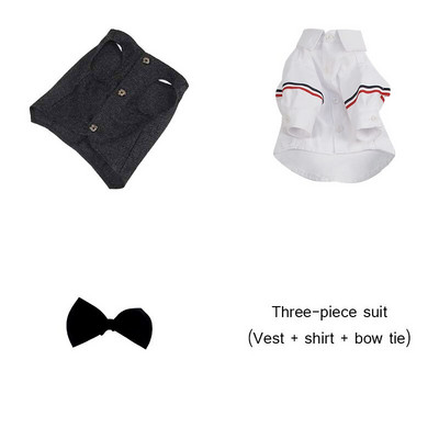 Peokleitide kostüüm koerakomplektid Koerte talveriided väikestele koertele 4-osaline komplekt Chihuahua jope Prantsuse buldogi kutsika mantel lemmikloomade riided