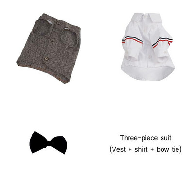 Peokleitide kostüüm koerakomplektid Koerte talveriided väikestele koertele 4-osaline komplekt Chihuahua jope Prantsuse buldogi kutsika mantel lemmikloomade riided