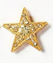 27mm Steaua în cinci puncte Pentacle Strasuri încrustate Nituri Cap Stud Piele Artizanat Walle Curea Geantă Pălărie Pantofi Garnituri Accesorii