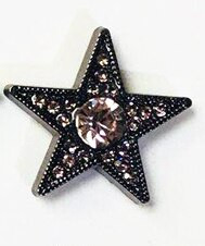 27mm Steaua în cinci puncte Pentacle Strasuri încrustate Nituri Cap Stud Piele Artizanat Walle Curea Geantă Pălărie Pantofi Garnituri Accesorii