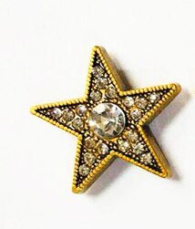 27mm Steaua în cinci puncte Pentacle Strasuri încrustate Nituri Cap Stud Piele Artizanat Walle Curea Geantă Pălărie Pantofi Garnituri Accesorii