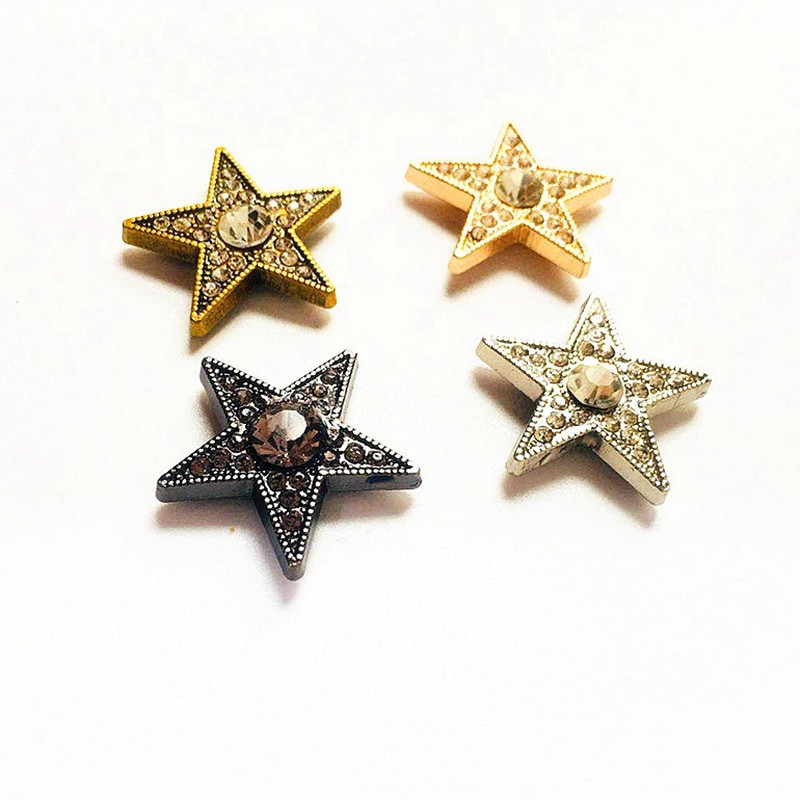 27mm Steaua în cinci puncte Pentacle Strasuri încrustate Nituri Cap Stud Piele Artizanat Walle Curea Geantă Pălărie Pantofi Garnituri Accesorii