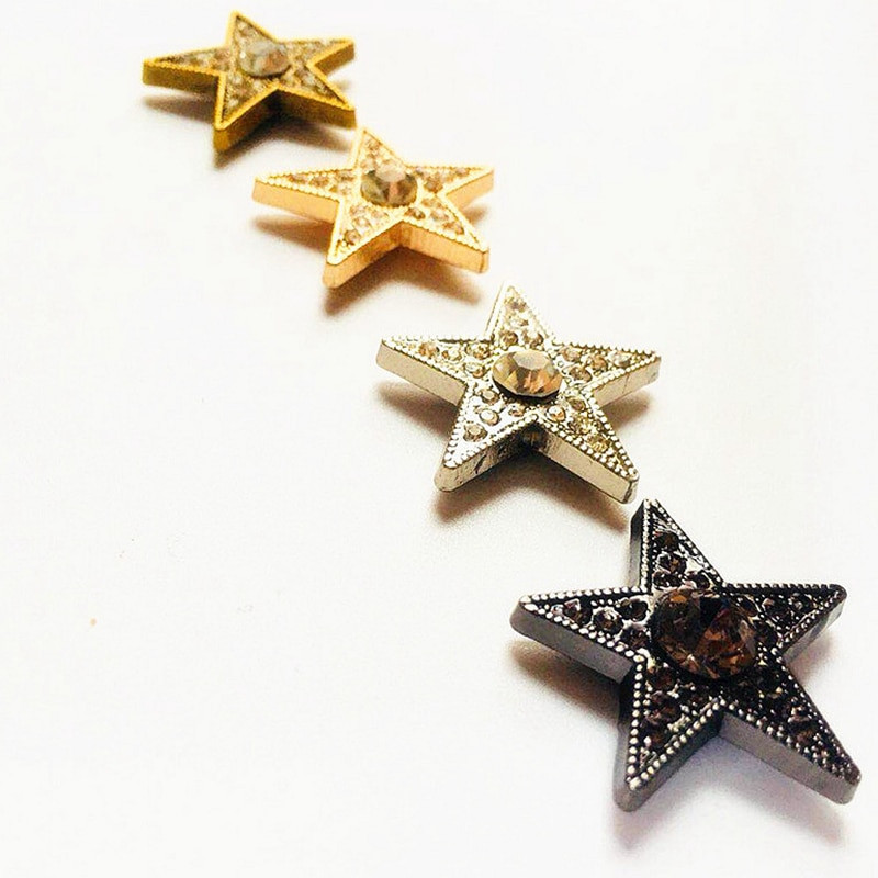 27mm Steaua în cinci puncte Pentacle Strasuri încrustate Nituri Cap Stud Piele Artizanat Walle Curea Geantă Pălărie Pantofi Garnituri Accesorii