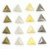 12/16MM Metalne zakovice s tri kandže Trokutaste zakovice za kožne dodatke 100 komada šarenih zakovica za kandže za DIY torbe Cipele