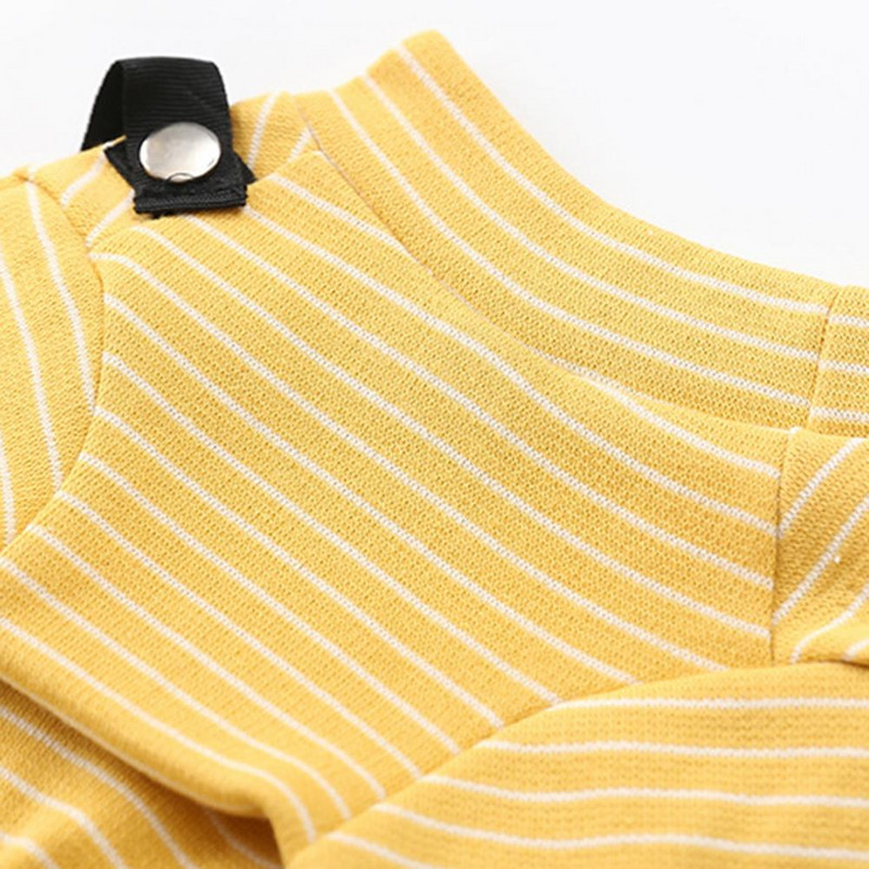 Unikaalne lemmiklooma vesti triibuline disain Nahasõbralik puuvillane ümarkaela seljakoti dekoratiivvest koerale, mis on teie koeral mugav kanda