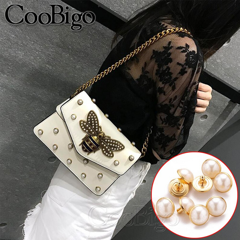 100x Imitatsioonipärlid neetidega Naastudega Nahkkott Kingad Rõivad Käsitöö Dekoratsioon Hõbedane Kuld