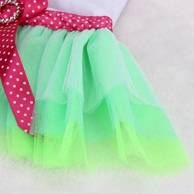 Lemmikloomakleit Suvine printsess Puuvillane jalutamiseks seelik Lemmiklooma hingav kõndimine Armastussüdame muster Koer jalutamiseks