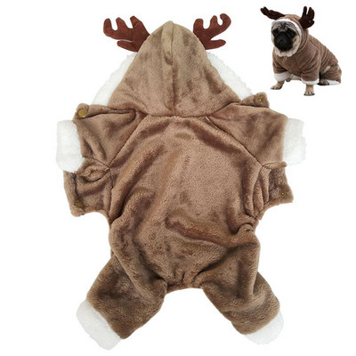 Vianočný kostým pre domáce zvieratá Kapmore, cosplay, sob, oblečenie pre psov, zimné oblečenie pre domáce zvieratá, mikina s kapucňou, potreby pre domáce zvieratá, oblečenie a doplnky