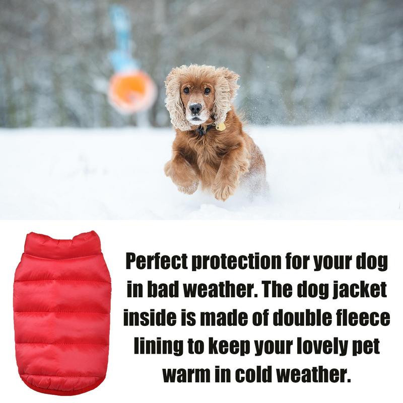 Koera talvemantel Tuulekindel Väike koeramantel Tuulekindel soe koeravest Koera talveriided Väikestele Keskmistele Koertele Lemmikloomadele Külma ilmaga