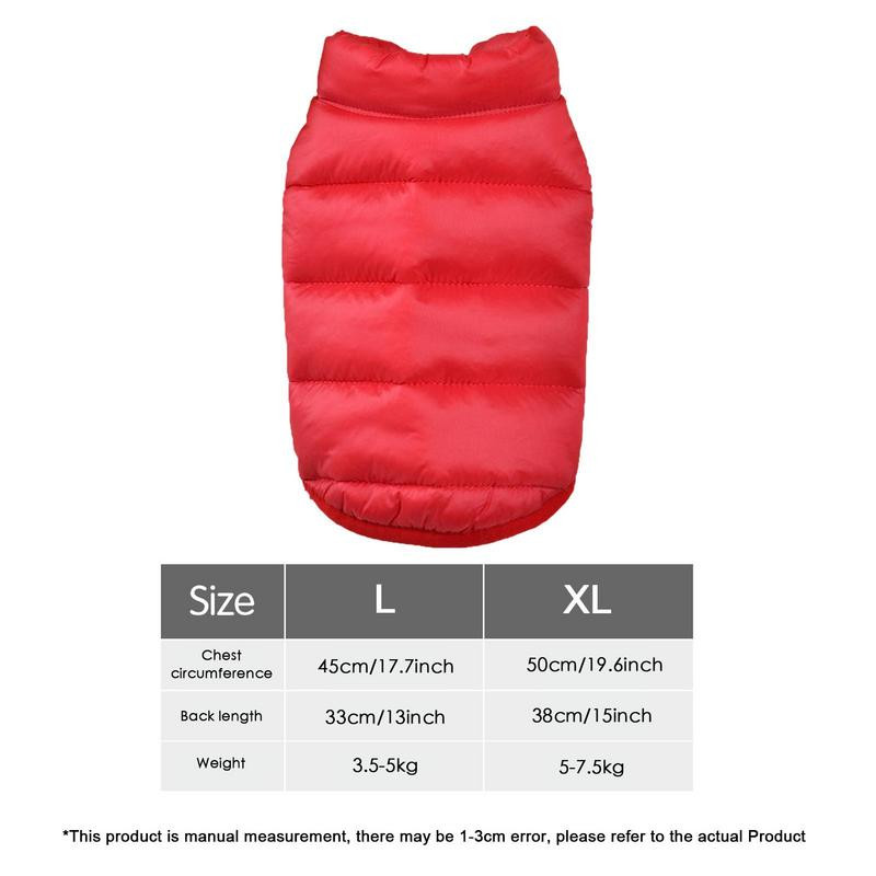 Koera talvemantel Tuulekindel Väike koeramantel Tuulekindel soe koeravest Koera talveriided Väikestele Keskmistele Koertele Lemmikloomadele Külma ilmaga