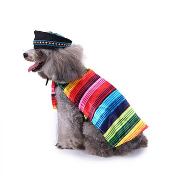 Νέα αστεία ρούχα για σκύλους για κατοικίδια Δημιουργικά σκυλιά Cosplay Κοστούμια για κουτάβι Κωμικά ρούχα για το Halloween Festival Party Bull Σετ σκυλιών Cosplay
