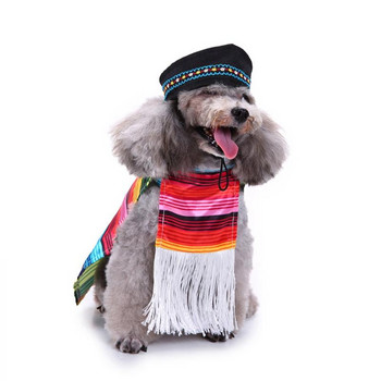 Νέα αστεία ρούχα για σκύλους για κατοικίδια Δημιουργικά σκυλιά Cosplay Κοστούμια για κουτάβι Κωμικά ρούχα για το Halloween Festival Party Bull Σετ σκυλιών Cosplay