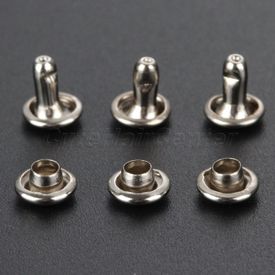 100 tk. ümmargune topeltkork.needi naast kokkupõrkega Nail Spike Rock nahast kingakott Vöö rõivakäevõru 6mm 8mm 10mm