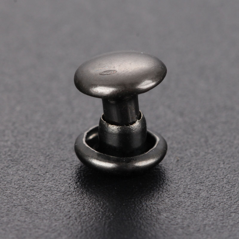 100 tk. ümmargune topeltkork.needi naast kokkupõrkega Nail Spike Rock nahast kingakott Vöö rõivakäevõru 6mm 8mm 10mm