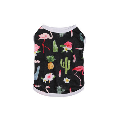 7 tükki koerasärgid Lemmikloomakoera särgid trükitud armas hingav kutsika dressipluus Kutsika koera riided Lemmikloomarõivad lemmikloomakoertele (XS-XL)