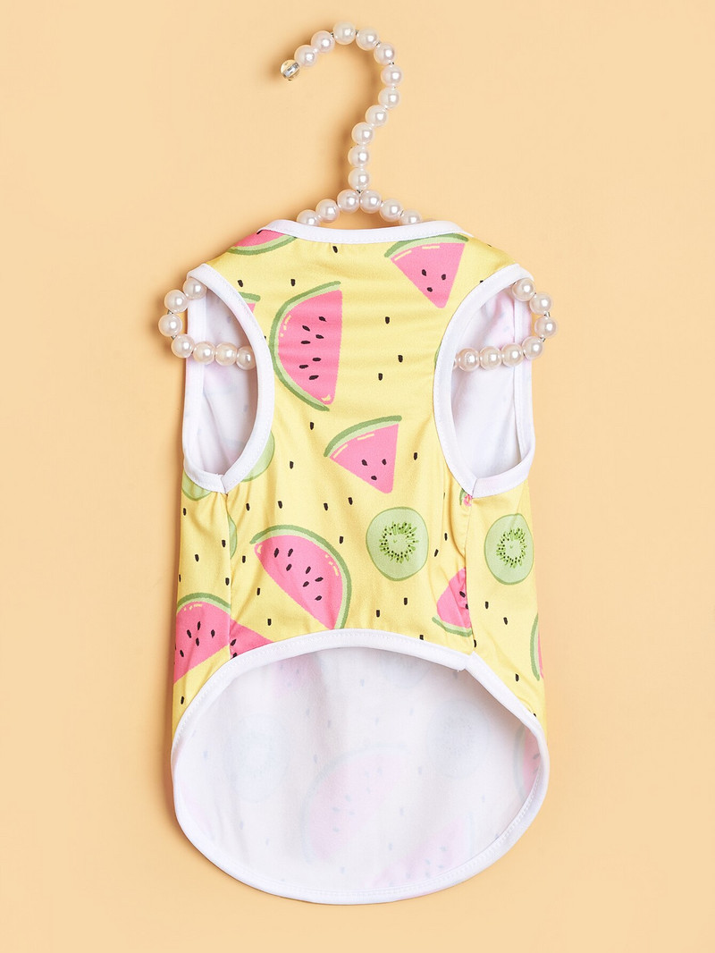 7 tükki koerasärgid Lemmikloomakoera särgid trükitud armas hingav kutsika dressipluus Kutsika koera riided Lemmikloomarõivad lemmikloomakoertele (XS-XL)