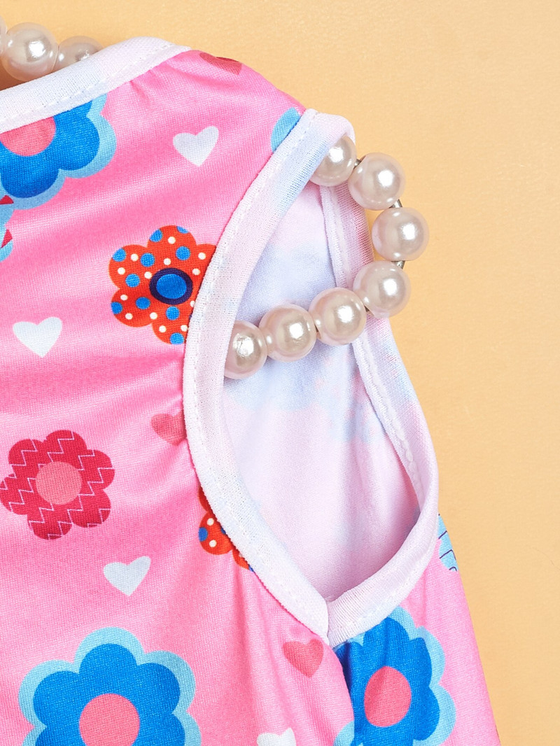 7 tükki koerasärgid Lemmikloomakoera särgid trükitud armas hingav kutsika dressipluus Kutsika koera riided Lemmikloomarõivad lemmikloomakoertele (XS-XL)