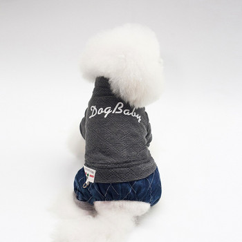 Ρούχα σκυλιών για χειμερινά κατοικίδια 2020 Νέα μαλακά βαμβακερά κοστούμια τετράποδα ζεστό μπουφάν για κουτάβι για τσιουάουα Ρούχα για σκύλους για μικρά κατοικίδια