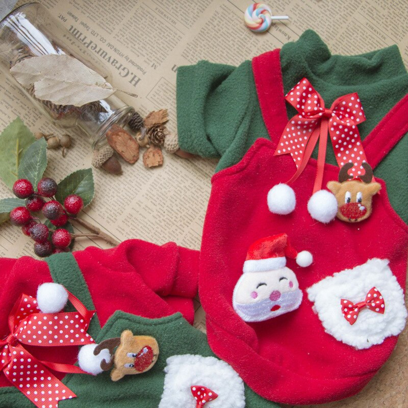 2022 Χριστουγεννιάτικη κουκούλα για σκύλους Μικρά και μεσαίου μεγέθους Ρούχα για κατοικίδια για σκύλους Puppy Cat Coat Jacket Φθινόπωρο Χειμώνας Ζεστά βαμβακερά ρούχα από άλκες για κατοικίδια