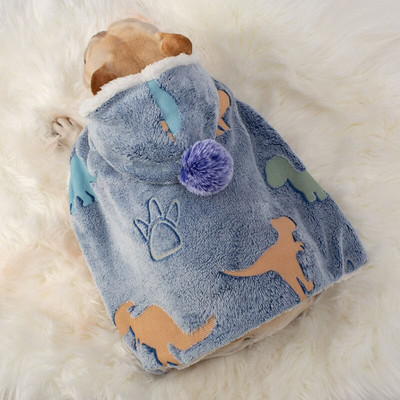 Šunų pelerinos chalatas Cape prancūzų kovos šunų mopsas korgis rudens ir žiemos drabužiai Stora antklodė Antklodė Šilti naminiai drabužiai