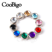 Gheare Strasuri Știfturi rotunde Nit Cristal Nailhead Spike Îmbrăcăminte Geantă Pălărie Blugi Piese de pantofi Accesorii de artizanat din piele DIY 100 buc