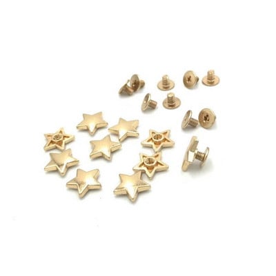 20 ks 12 cm farebné hviezdicové nity, kužele, kovové nity, kožené remeslá, DIY bodky, klinec, punkový štýl, rockové oblečenie, šitie, dekorácie